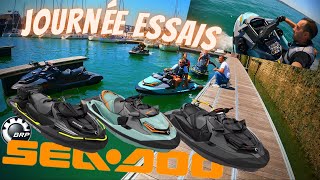 Essais SeeDoo 170 Explorer wake Pro 230 RXT X 300 RS [upl. by Tad932]