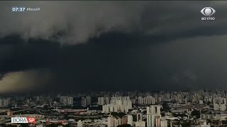 Chuva forte cidades no interior do estado de SP ficam alagadas [upl. by Carolynne596]