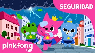 Desastres Naturales  Terremoto Tormenta  Canciones de Seguridad  GuardiaPinkfong  Pinkfong [upl. by Nnaid]