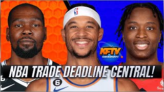 The NBA Trade Deadline Show  Knicks Trade For Josh Hart  Caller Reactions [upl. by Nylzaj]