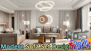 Modern Sofa Set Design For 2024  Living Room Corner Sofa Design  AHR Home Decor [upl. by Koziarz898]