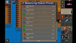 Penambahan Fitur Depot dan Penyeimbangan Harga Potion Pickaxe LootChance TibiaME Private Beta [upl. by Aikemot760]