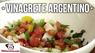 Como Fazer Vinagrete Argentino  Tv Churrasco [upl. by Fulbert]