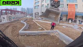 부대토목 이것저것 part14 operator excavator develon dx170w tiltrotator steelwrist 포크레인 🇰🇷 [upl. by Madelon]