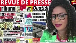 Revue De Presse Wolof Zik fm du 05 01 2024mp4 [upl. by Annawahs]