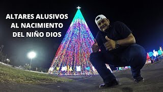 ALTARES ALUSIVOS AL NACIMIENTO DEL NIÑO DIOS  MackOne Vlogs  Nicaragua 🇳🇮 [upl. by Yaj]