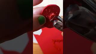 No7 heart of 24 easy DIY christmas tree ideas easy craft idea foam rubber glitter glitzer moosgummi [upl. by Dahraf]