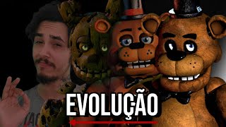 A incrível evolução da franquia FNAF ate certo ponto [upl. by Novyak]