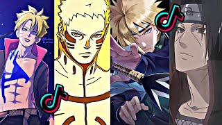 Naruto Shippuden  Boruto Next Generation TikTok Compilation  COOL EDITS AMV BADASS MOMENTS 2 [upl. by Heyde562]