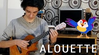 Alouette gentille alouette  Ukulele Cover  Fingerstyle arrangement by Albert Gyorfi [upl. by Kneeland]