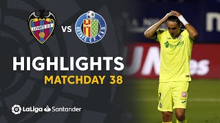 Highlights Levante UD vs Getafe CF 10 [upl. by Marcille123]