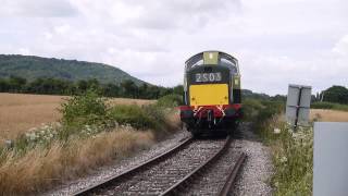 Chinnor amp Princes Risborough Railway August 2013 Gala  Class 17 Clayton Diesel D8568 Compilation [upl. by Irac152]