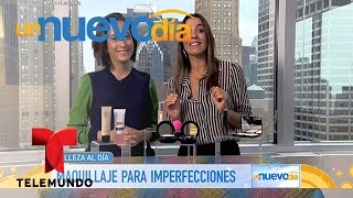 Cómo cubrir las imperfecciones de la piel con maquillaje  Un Nuevo Día  Telemundo [upl. by Asined]