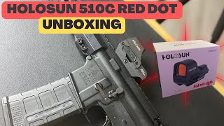 Holosun 510C Red Dot Unboxing  Install on AR15 Pistol Zion15 [upl. by Way745]