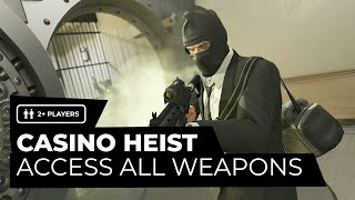 GTA 5  How to Access ALL YOUR WEAPONS During Casino Heist [upl. by Otreblada]