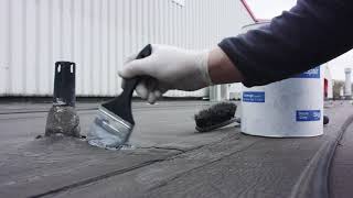 EPDM Roofing Emergency Repair  Fast and Easy DIY Flat Roofing [upl. by Sille]