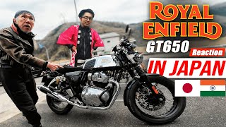 Japanese Riders reacts to GT 650 II Indian in Japan II [upl. by Alaecim]