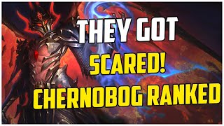 THEY GOT SCARED CHERNOBOG RANKED SMITE S10 [upl. by Htehpaj]