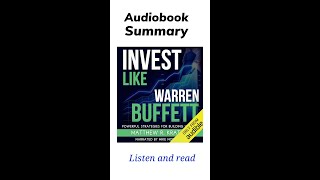 Warren Buffett The Ultimate Guide to Investing Like Warren Buffett  Audiobook Summary [upl. by Yerxa31]