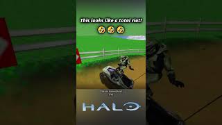 Halo Mario Kart is insane gaming shortsfeed [upl. by Esilana]