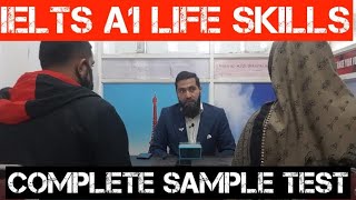 IELTS Life Skills A1 complete sample test │ a1 life skills test│ spouse visa│ Latest Test 2024 [upl. by Atiuqaj448]