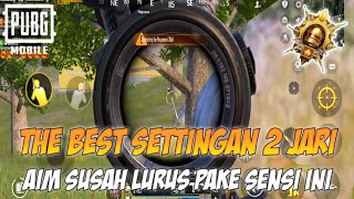 SETTINGAN CONTROL 2 JARI PUBG MOBILE DAN SENSITIVITAS TERENAK ADA CODE DI DALAM VIDEO [upl. by Secilu866]