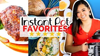 MY Top 10 Favorite Instant Pot Recipes [upl. by Arie]