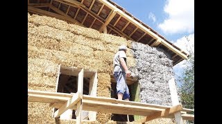 Kuća od slame straw bale house Vrmdža [upl. by Antonietta]