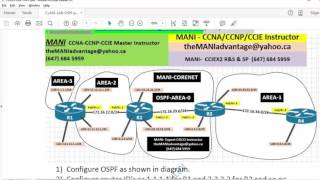 OSPF LAB CCNP CCIE [upl. by Nodyarg744]