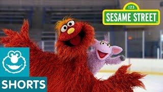 Sesame Street Ice Skating School  Murray Had a Little Lamb [upl. by Ahsienel]