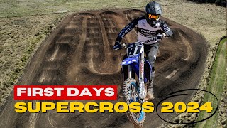 FIRST DAYS OF SX PREP FOR 2024 AUSX SUPERCROSS IS AWESOME [upl. by Akimehs]