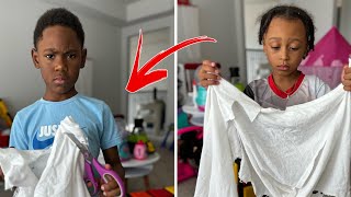 Adopted Brother DESTROYS His New SIBLINGS Favorite AUTOGRAPHED SHIRT He LEARNS HIS LESSON [upl. by Derte]