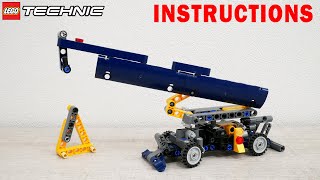 BUILDING INSTRUCTIONS for Compact Mobile Crane CMODEL of LEGO Technic 42147 set [upl. by Anytsirk700]