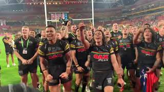 Penrith Panthers  Grand Final 2021 Suncorp Stadium Team Song with Fans [upl. by Cristin158]