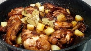 YUMMY CHICKEN ADOBO WITH PINEAPPLE CHUNKS GRABE ANG SARAP [upl. by Helas]