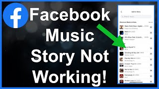 How To Fix Facebook Music Story Not Showing [upl. by Ahsien]