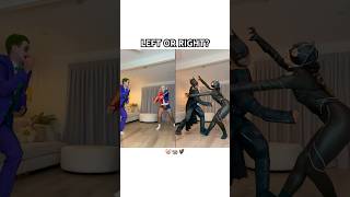 JOKER amp HARLEY QUINN VS BATMAN amp CATWOMAN 😢  dance tremd viral couple funny shorts [upl. by Gershom]