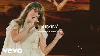 Taylor Swift  august Official Music Video The Eras Tour Movie [upl. by Binette665]