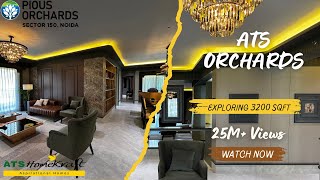 ATS Pious Orchards Sector 150 Noida  ATS Pious Hideaway Review  Sample Tour 3200 Sqft  9990773438 [upl. by Kacerek638]