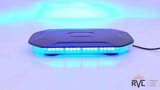 FleetMax™ SlimLine LED Mini Lightbar – Magnetic – 1224v – ECE R65 – 380mm  Blue [upl. by Erbua734]