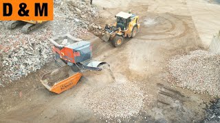 Concrete Crushing With Arjes 250 [upl. by Radnaxela]