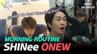 CC ✨ DustFree Dream ONEWs Morning Routine 🔥 ft His Beloved Dust Remover aka Doldori [upl. by Mcneely]