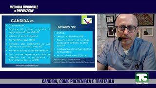 Medicina funzionale e prevenzione candida come prevenirla e curarla [upl. by Otrebmal]