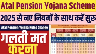 Atal Pension Yojana Scheme APY  APY Calculator New Rule  Atal Pension Yojana Latest Update 2024 [upl. by Imorej]