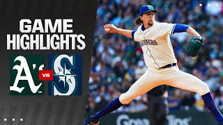 As vs Mariners Game Highlights 92924  MLB Highlights [upl. by Eednim]