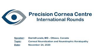 PCC Rounds 26 Corneal Neurotization and Neurotrophic keratopathy [upl. by Hiller]