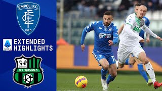 Empoli vs Sassuolo Extended Highlights  Serie A  CBS Sports Golazo [upl. by Ardel]