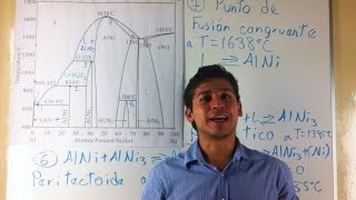 Descripción de Reacciones Invariantes en Diagrama de Fases AlNi [upl. by Palecek339]