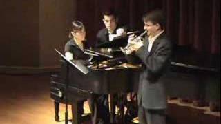 Molter  Concerto 2 movements 2amp3  Eric Brown trumpet [upl. by Nwahc888]