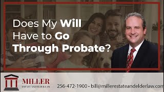 Does My Will Have to Go Through Probate  Miller Estate and Elder Law [upl. by Adnwahsat]